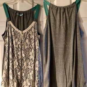 maurices lace front top // small